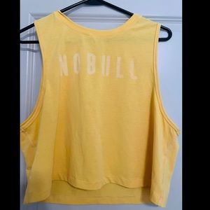 Nobull project muscle tank goldenrod sz L
